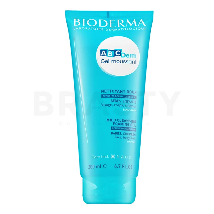 Bioderma ABCDerm Gel Moussant Mild Cleansing Foaming Gel vyživujúci čistiaci gél pre deti 200 ml