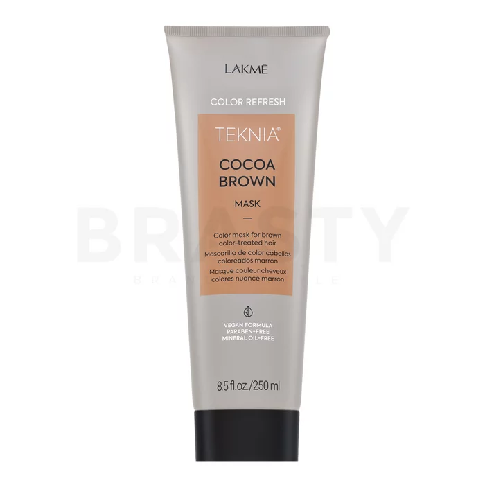 Lakmé Teknia Color Refresh Cocoa Brown Mask ernährende Maske mit Farbpigmenten für braunes Haar 250 ml