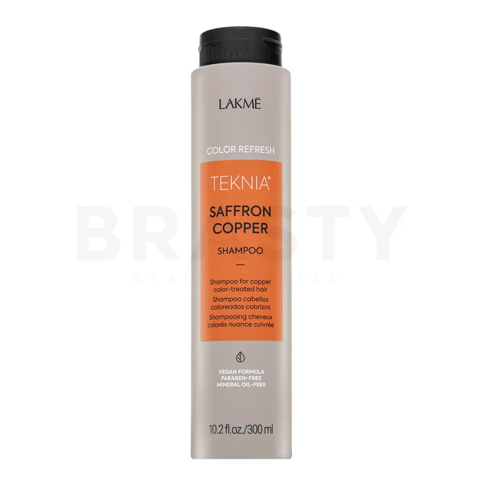 Lakmé Teknia Color Refresh Saffron Copper Shampoo színező sampon a réz árnyalatok újraélesztéséhez 300 ml