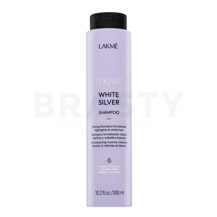 Lakmé Teknia White Silver Shampoo neutralizirajući šampon za platinasto plavu i sijedu kosu 300 ml