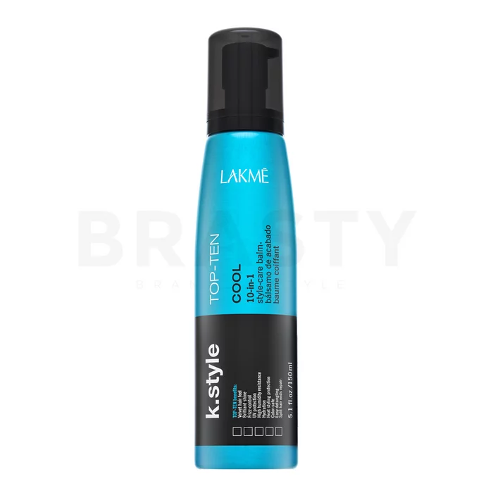 Lakmé K.Style Top-Ten 10in1 Cool Style Care Balm bezoplachová péče pro lesk vlasů 150 ml
