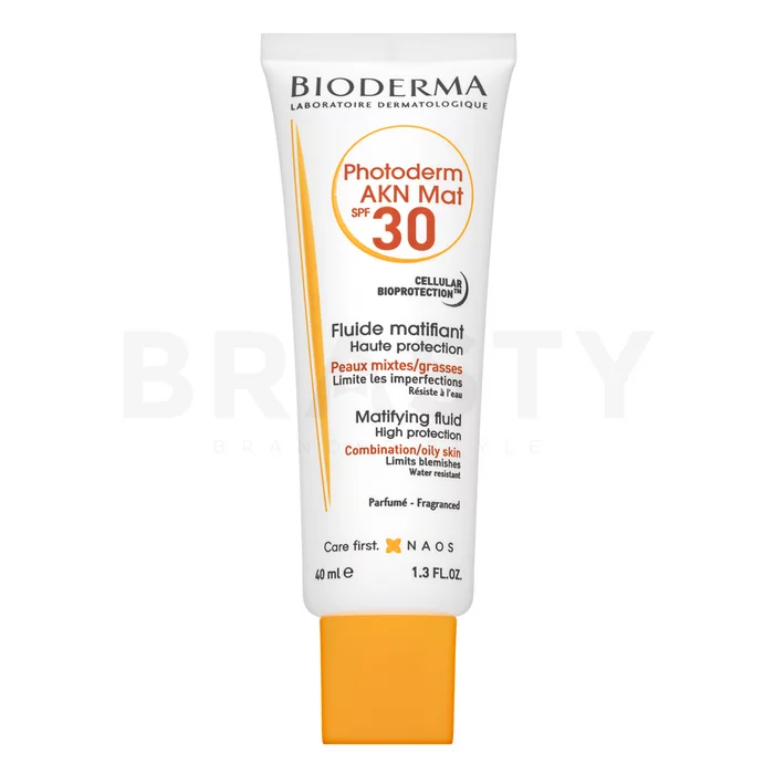 Bioderma Photoderm AKN Mat SPF30 Matifying Fluid Bräunungsmilch für empfindliche Haut 40 ml