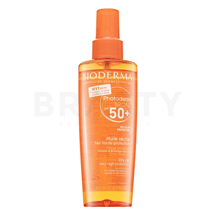 Bioderma Photoderm BRONZ SPF50 Dry Oil olejek do opalania twarzy i ciała 200 ml