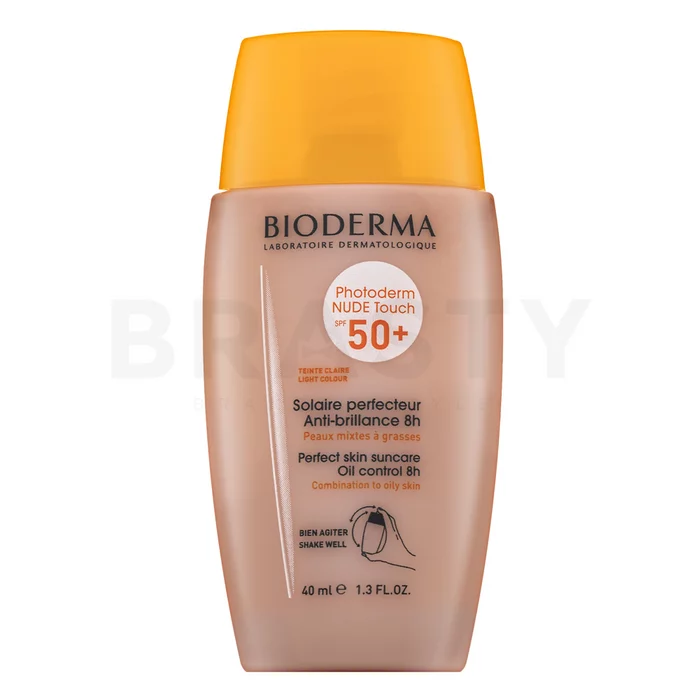 Bioderma Photoderm losjon za sončenje Nude Touch Perfect Skin SPF 50+ Light Colour 40 ml