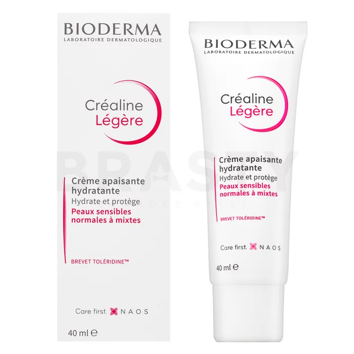 Bioderma Créaline Crème Apaisante Légère krem ochronny o działaniu nawilżającym 40 ml