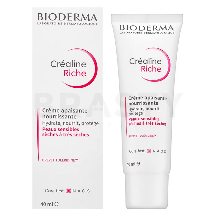 Bioderma Créaline Créme Riche emulsione calmante con effetto idratante 40 ml