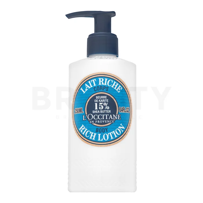 L'Occitane Shea Butter Rich Body Lotion krem do ciała do bardzo suchej, wrażliwej skóry 250 ml