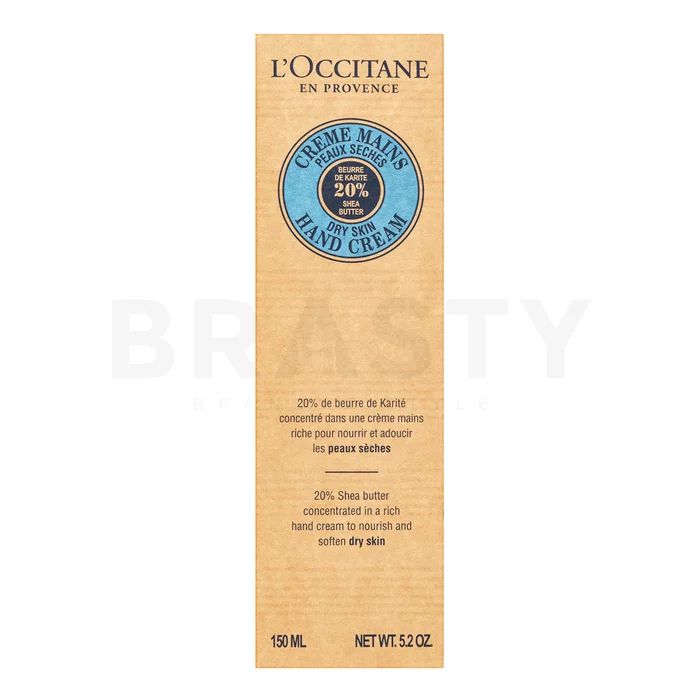 L'Occitane Shea Butter Hand Cream vyživující krém na ruce a nehty 150 ml