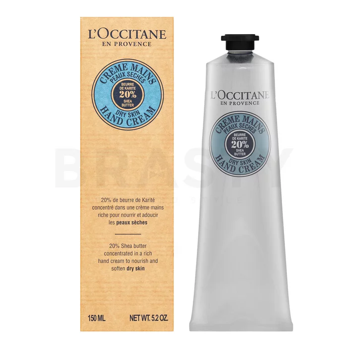 L'Occitane Shea Butter Hand Cream vyživující krém na ruce a nehty 150 ml