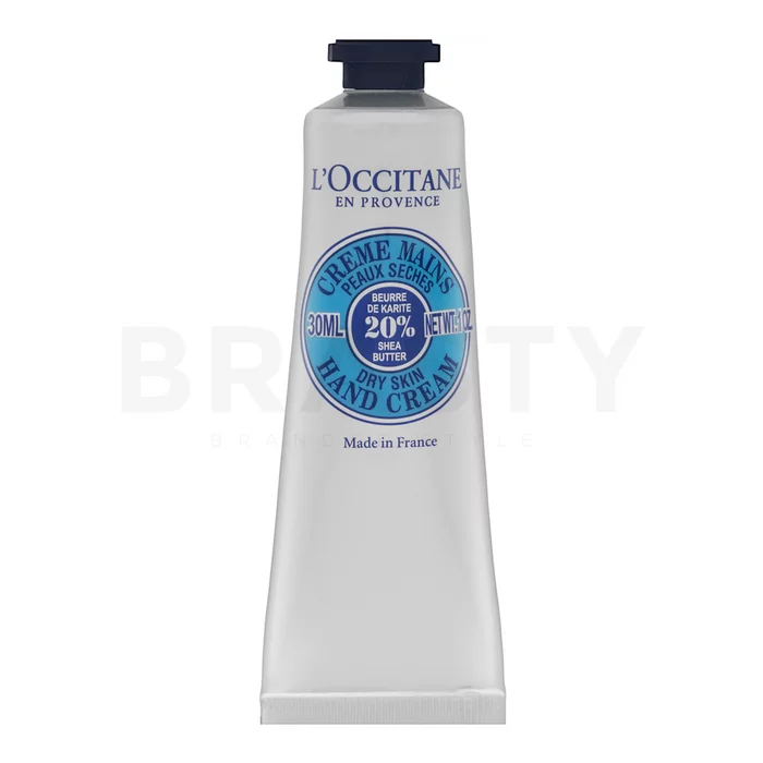 L'Occitane Shea Butter Hand Cream vyživující krém na ruce a nehty 30 ml
