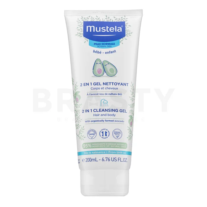 Mustela Bébé 2-In-1 Hair & Body Shampoo șampon și gel de duș 2 în 1 pentru copii 200 ml