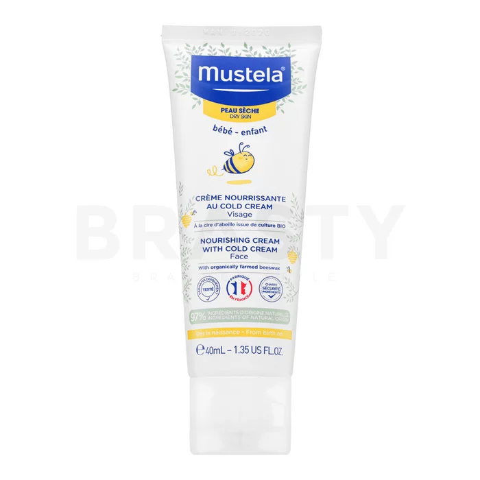 Mustela Bébé Nourishing Cream With Cold Cream hidratáló és védő fluid gyerekeknek 40 ml