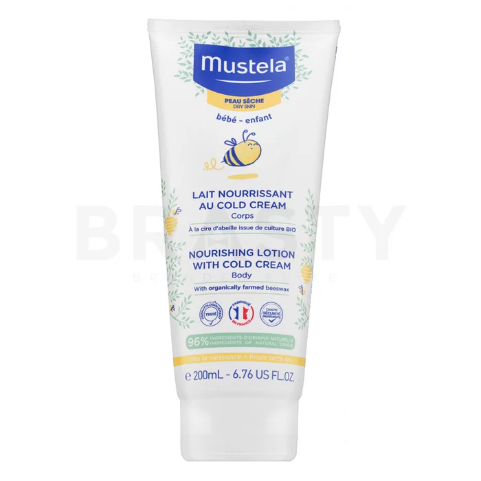 Mustela Bébé pomirjujoča emulzija Nourishing Body Lotion with Cold Cream 200 ml