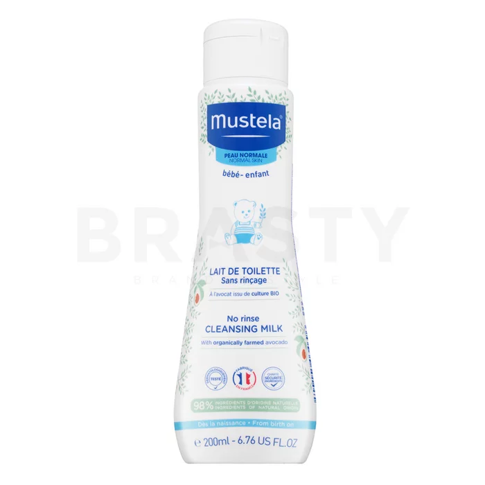 Mustela Bébé čistilno mleko No-Rinse Cleansing Milk 200 ml