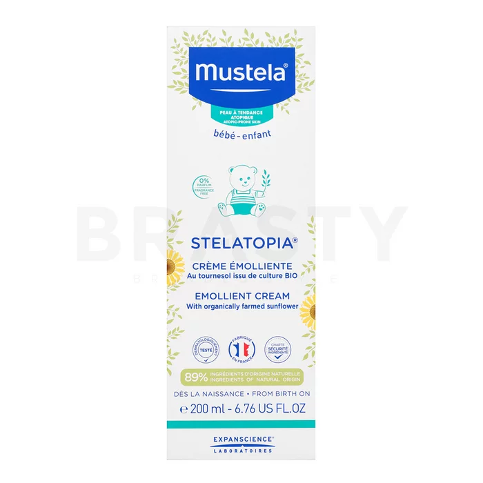 Mustela Bébé Stelatopia pomirjujoča emulzija Emollient Cream 200 ml