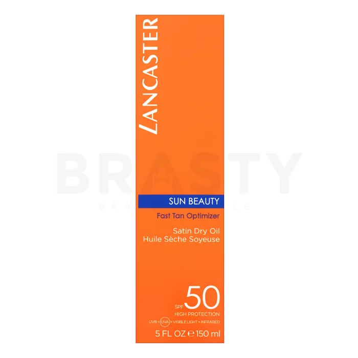 Lancaster Sun Beauty Dry Oil Fast Tan Optimizer SPF50 napolaj arcra és testre 150 ml