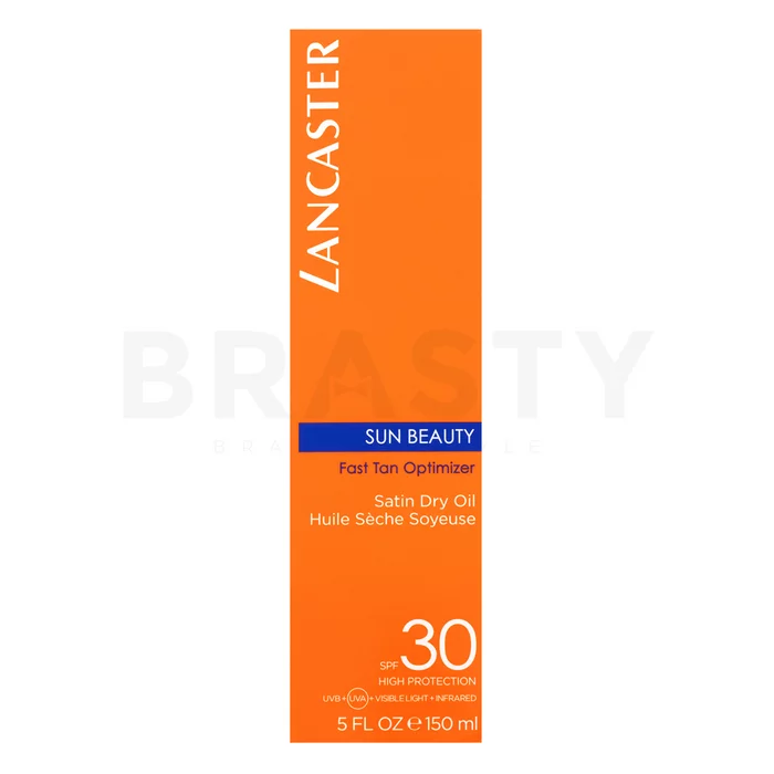 Lancaster Sun Beauty Satin Sheen Oil Fast Tan Optimizer SPF30 napolaj arcra és testre 150 ml