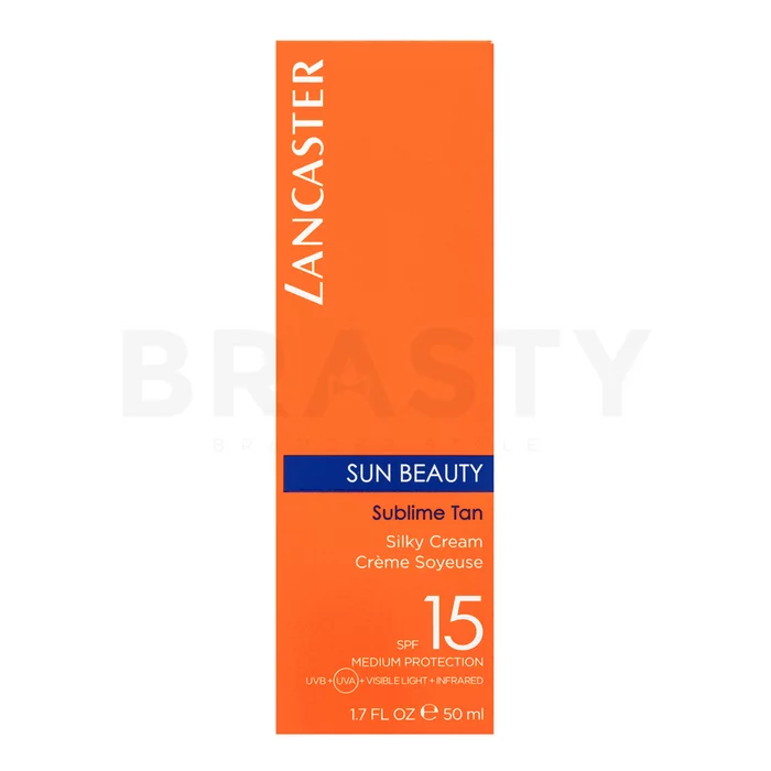 Lancaster Sun Beauty Sublime Tan Silky Cream SPF15 napozó krém arcra 50 ml