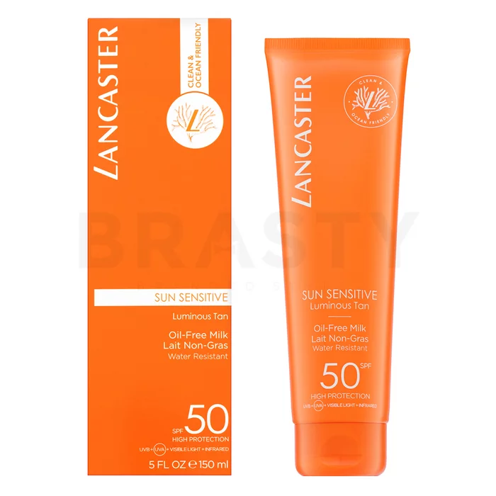 Lancaster Sun Sensitive Oil-free Milk SPF50 mléko na opalování 150 ml