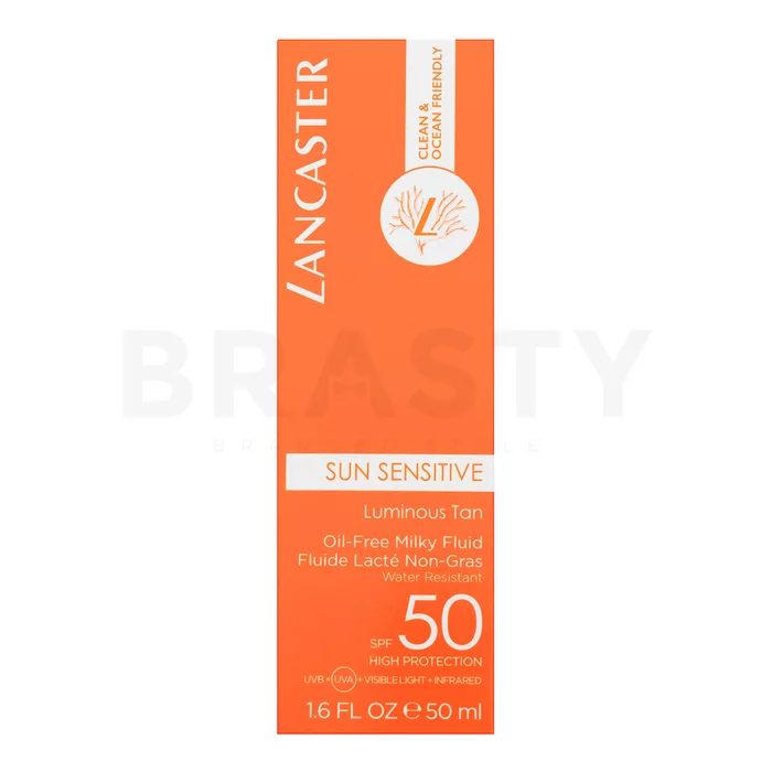Lancaster Sun Sensitive Oil-free Milk SPF50 naptej arcra 50 ml