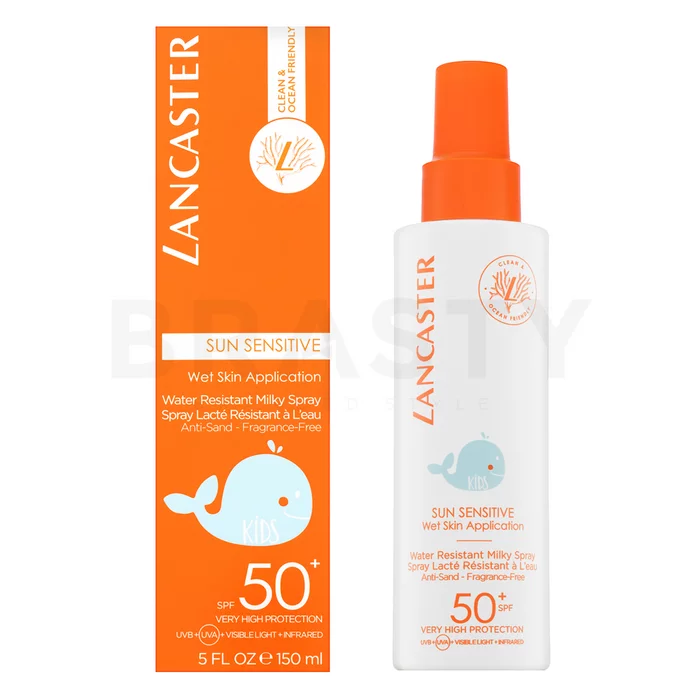 Lancaster Sun Sensitive Oil-free Milk SPF50 Zonnebrand lotion voor kinderen 150 ml