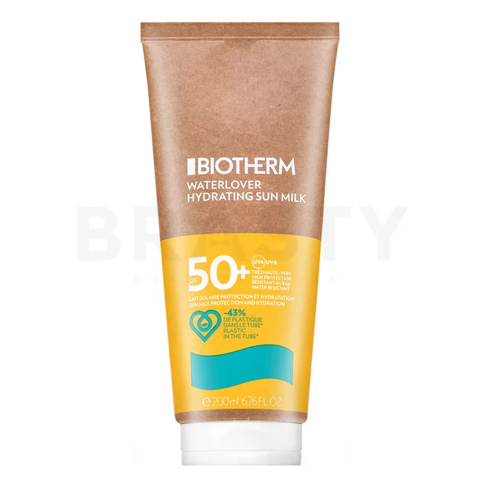 Biotherm Waterlover Hydrating Sun Milk SPF50+ leche bronceadora con efecto hidratante 200 ml