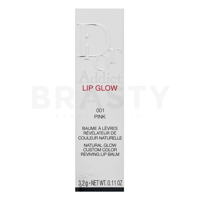 Dior (Christian Dior) Lip Glow tápláló ajakbalzsam 001 Pink 3,2 g