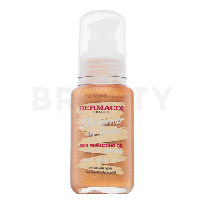 Dermacol Shimmer My Body Skin Perfecting Oil Aceite seco multiuso Con brillos 50 ml