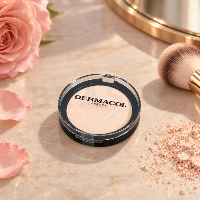 Dermacol Compact Powder Puder für eine einheitliche und aufgehellte Gesichtshaut No.2 8 g
