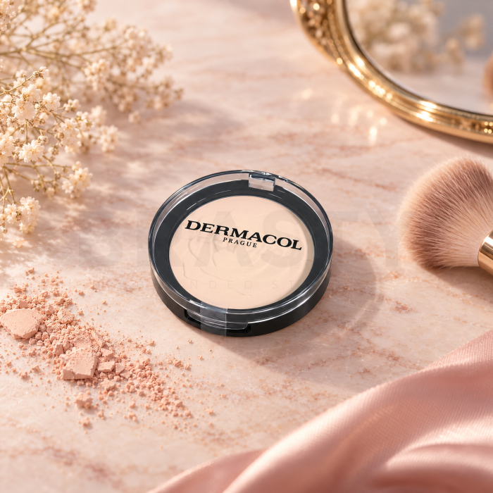 Dermacol Compact Powder Puder für eine einheitliche und aufgehellte Gesichtshaut No.3 8 g