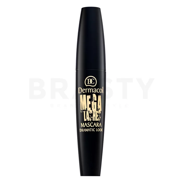 Dermacol Mega Lashes Mascara Dramatic Look Wimperntusche für verlängerte Wimpern und Volumen Black 13 ml