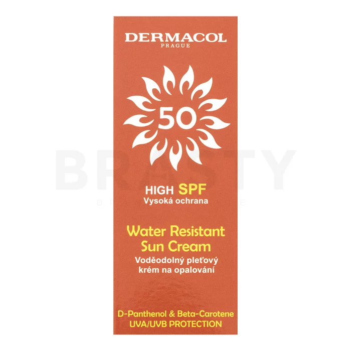 Dermacol Sun Water Resistant Sun Cream SPF50 Bräunungscreme 50 ml