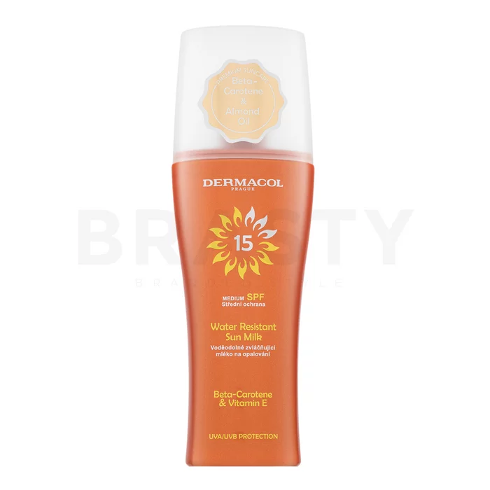 Dermacol Sun Water Resistant Sun Milk SPF15 Spray mleczko do opalania w sprayu 200 ml