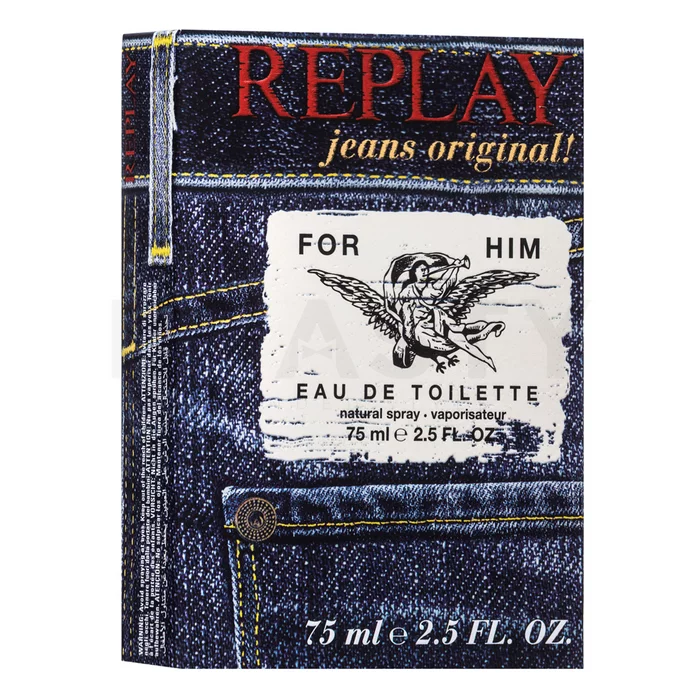 Replay Jeans Original! for Him Eau de Toilette bărbați 75 ml