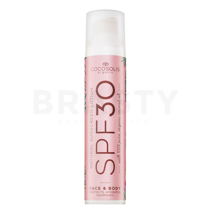 COCOSOLIS Natural Sunscreen Lotion SPF30 napozó krém hidratáló hatású 100 ml