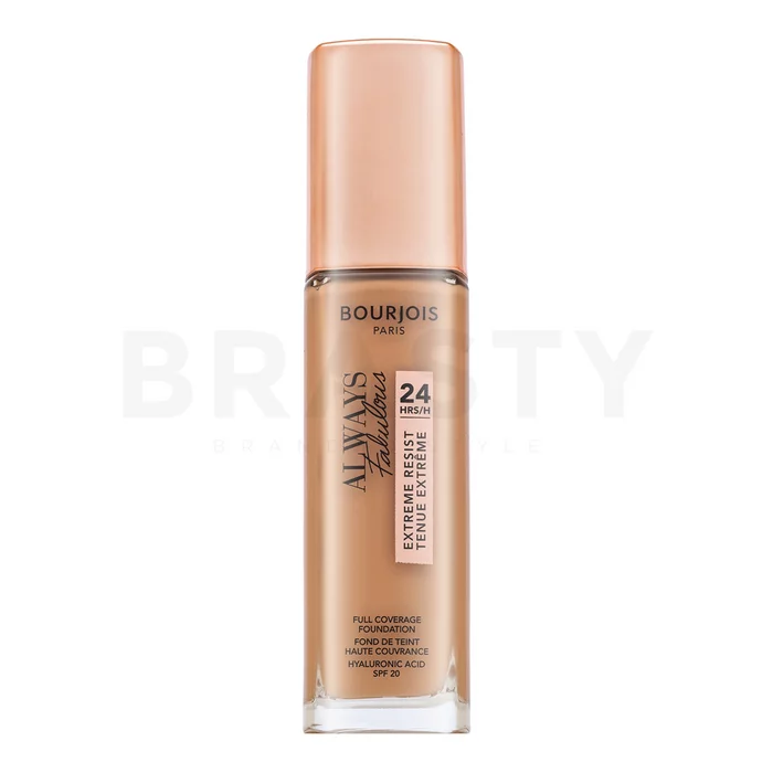 Bourjois Always Fabulous 24HRS Extreme Resist Foundation tekoča ličila za poenotenje tona kože 410 Golden Beige 30 ml