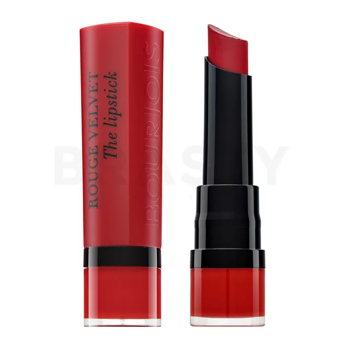 Bourjois Rouge Velvet The Lipstick дълготрайно червило за матов ефект 08 Rubi's Cute 2,4 g