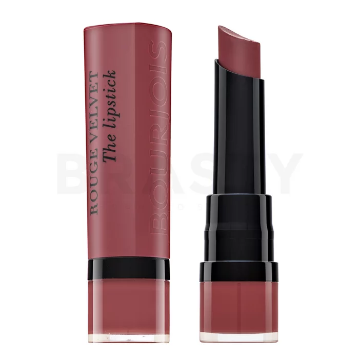 Bourjois Rouge Velvet The Lipstick дълготрайно червило за матов ефект 19 Place Des Roses 2,4 g