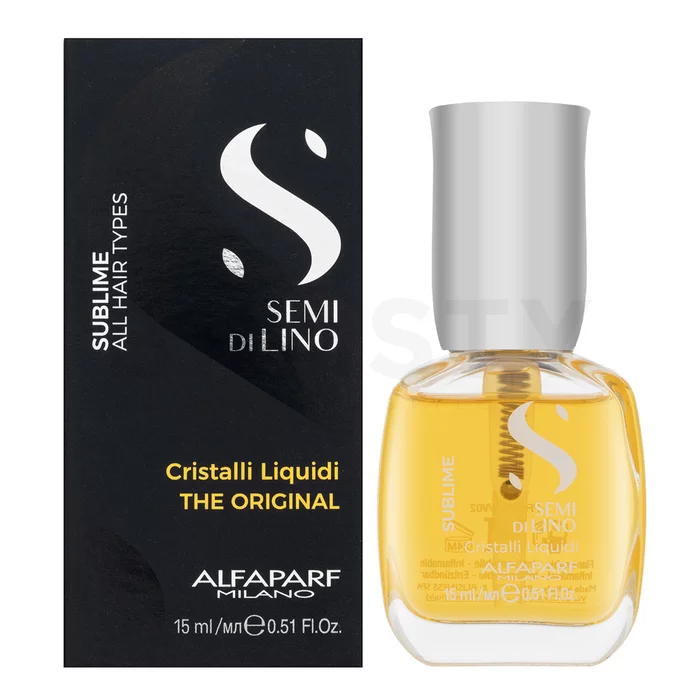 Alfaparf Milano Semi Di Lino Sublime Cristalli Liquidi The Original olej pre hebkosť a lesk vlasov 15 ml