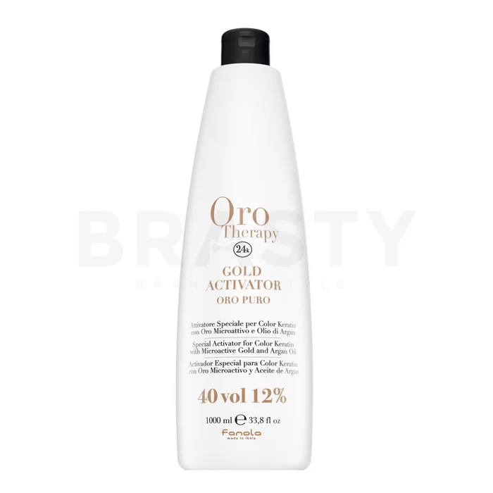 Fanola Oro Therapy 24k Gold Activator Oro Puro emulsie ontwikkelen voor alle haartypes 12% 40 Vol. 1000 ml