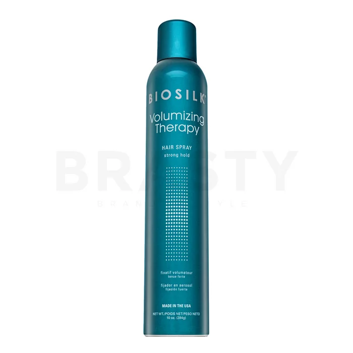 BioSilk Volumizing Therapy Hair Spray Spray fijador fuerte Para el cabello fino sin volumen 284 g