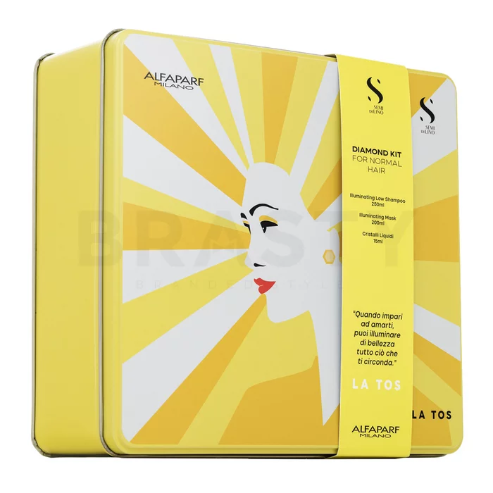 Alfaparf Milano Semi Di Lino Diamond Illuminating Set kit voor zacht en glanzend haar