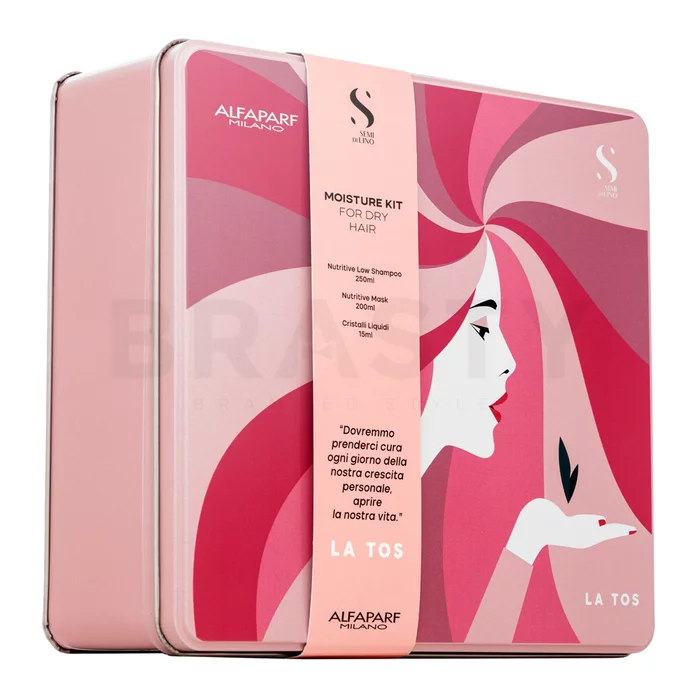 Alfaparf Milano Semi Di Lino Moisture Nutritive Set set pentru regenerare, hrănire si protectie