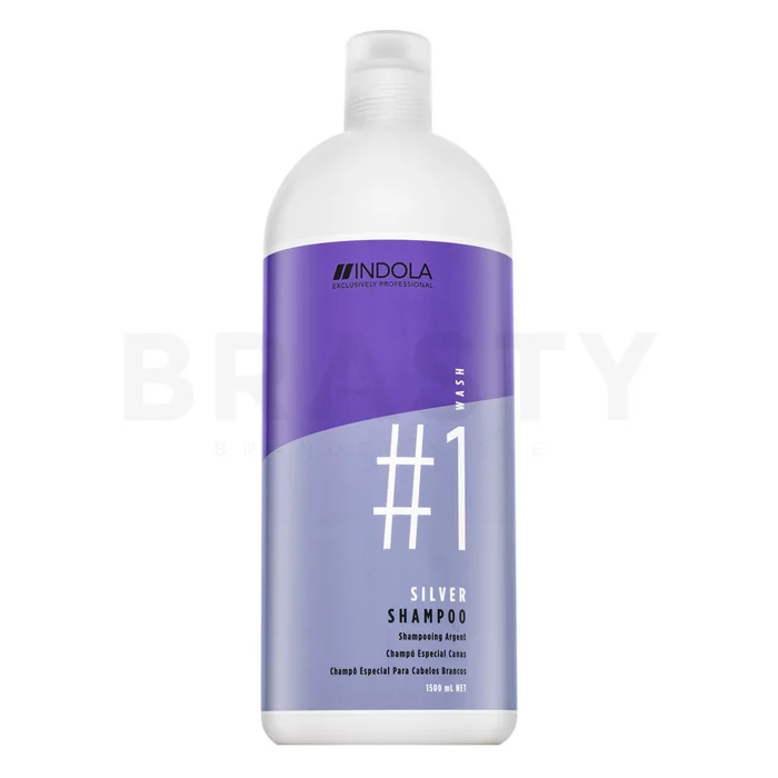 Indola Innova Color Silver Shampoo neutraliserende shampoo voor platinablond en grijs haar 1500 ml