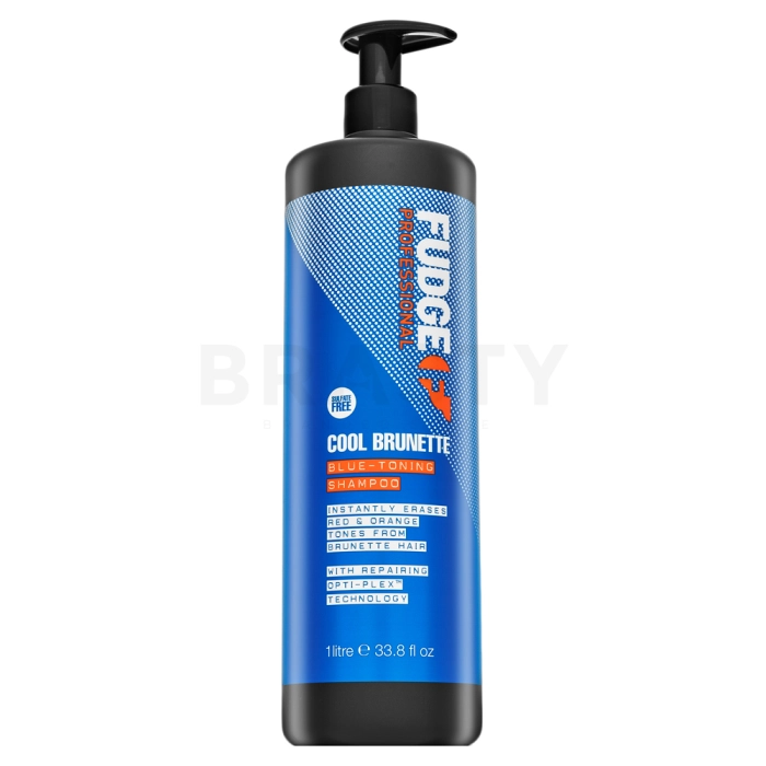 Fudge Professional Cool Brunette Blue-Toning Shampoo tonizáló sampon barna árnyalatért 1000 ml