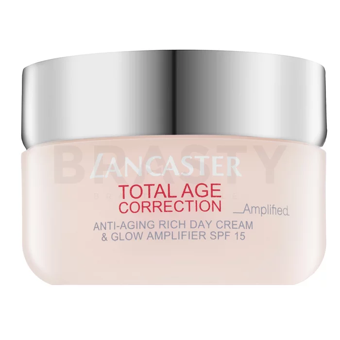 Lancaster Total Age Correction Amplified negovalna krema Anti-Aging Rich Day Cream & Glow Amplifier SPF15 50 ml