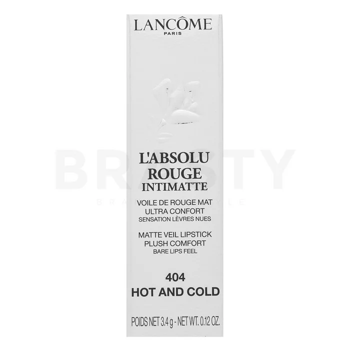Lancôme L'Absolu Rouge Intimatte Lipstick with a matt effect 404 Hot And Cold 3,4 g
