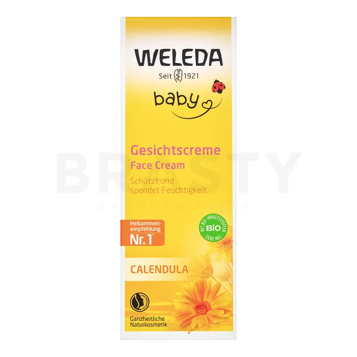 Weleda Baby Calendula Face Cream arc krém gyerekeknek 50 ml