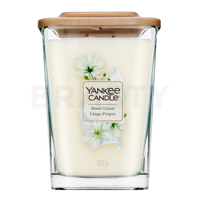 Yankee Candle Sheer Linen ароматна свещ 552 g