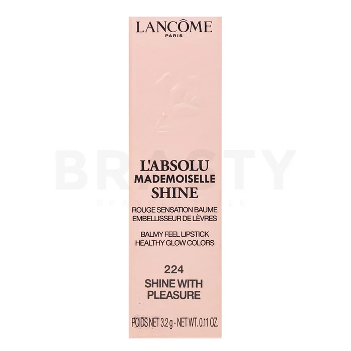Lancôme L'Absolu Mademoiselle Shine Lipstick червило с овлажняващо действие 224 Shine With Pleasure 3,2 g